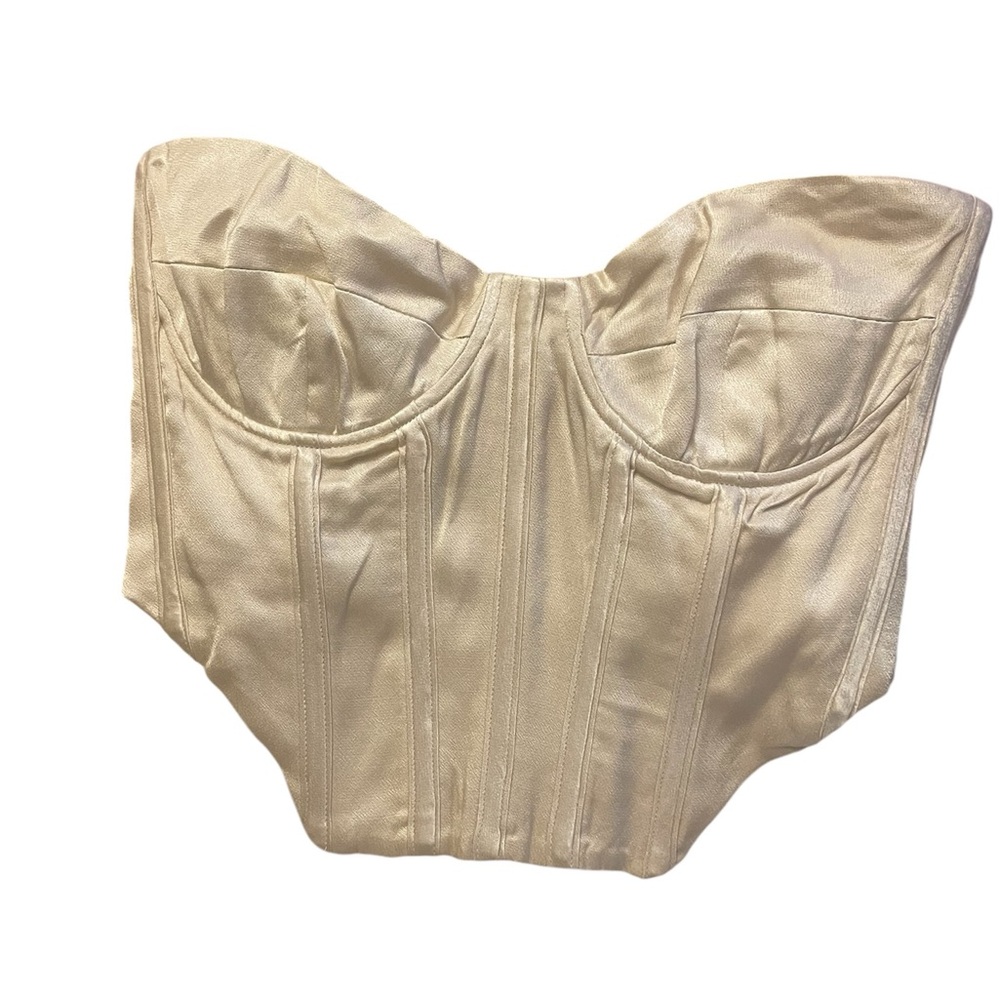 Bardot Eva Champagne Corset Bustier size 10